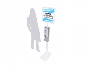 RETPS-907 Hand Sanitizer Stand w/ Graphic